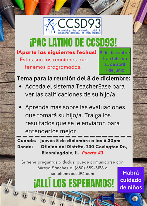 BPAC dates